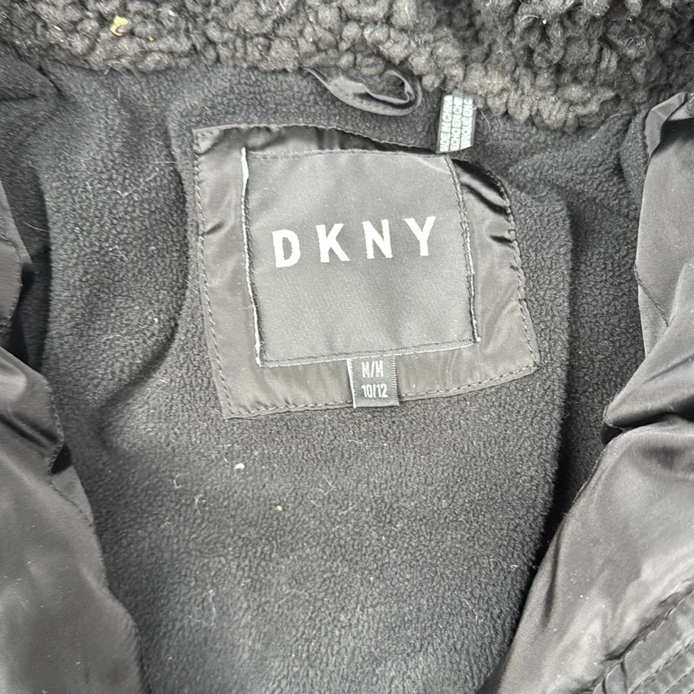 DKNY Kids Black Puffer Jacket